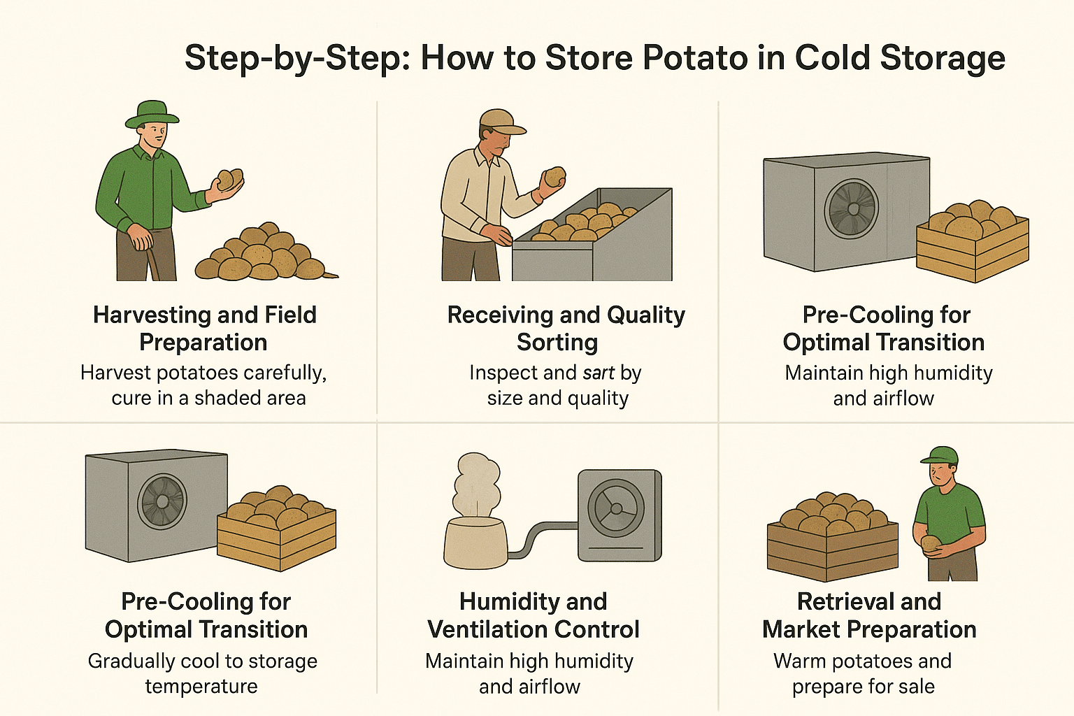 Step-by-Step: How to Store Potato in Cold Storage