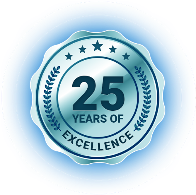 CLEBRATING 25 YEARS IN BUSINESS