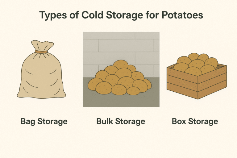 types of potato cold storage