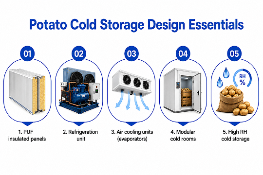 Potato cold storage design essentials