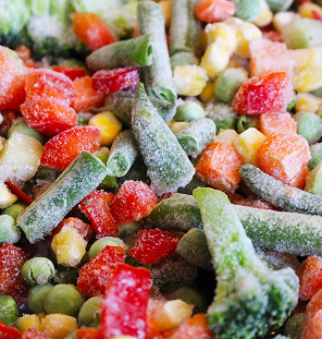 frozen cut vegetables