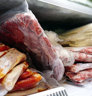 frozen meat and poultry