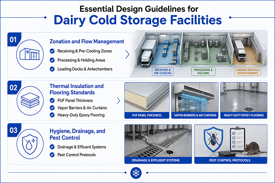 Essential Design Guidelines for Dairy Cold Storage Facilities