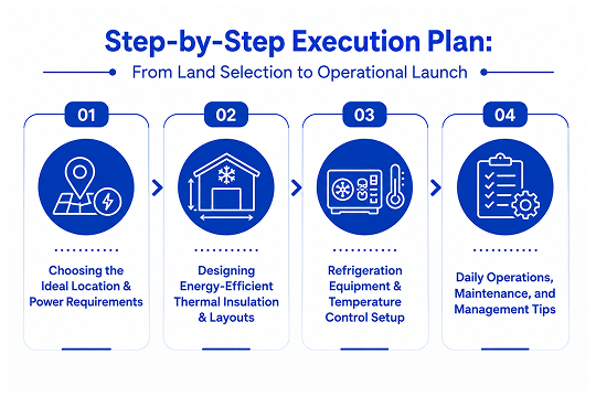 Step by Step Execution Plan From Land Selection to Operational Launch
