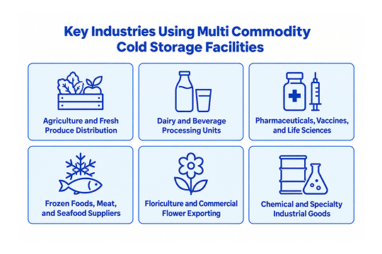 Key Industries Using Multi Commodity Cold Storage Facilities